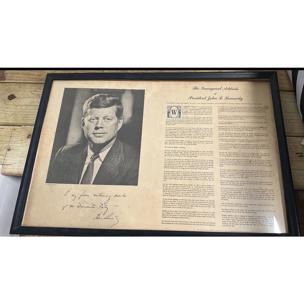 JOHN F. KENNEDY DEMOCRATIC DONOR PREMIUM (READ)